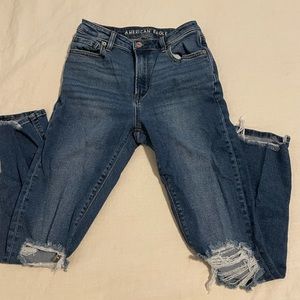 American Eagle Stretch high waisted Mom Jeans Size 00